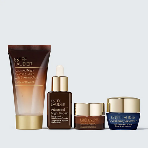 (Cao cấp) Set Chăm Sóc Da Estée Lauder Glow Repair + Lift + Brighten Gồm 4 Món Chính hãng