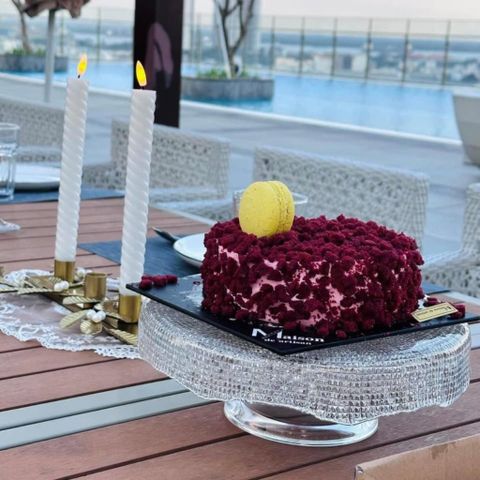Chân bồng Ivv Diamante Scalloped CakeStand