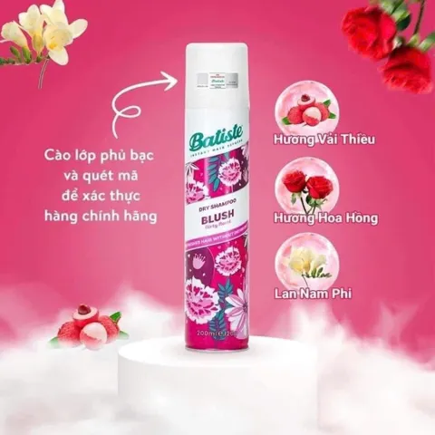 Xịt Gội Khô Batiste bill Pháp