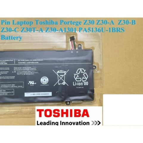 Pin Laptop Toshiba Portege Z30 Z30-A Z30-B Z30-C Z30T-A Z30-A1301 PA5136U-1BRS