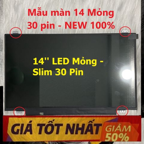 Màn hình Laptop Dell Inspiron 14 3000 3441 3442 3443 N3441 N3442 N3443 kích thước 14'' LED Mỏng - Slim 30 Pin 652580