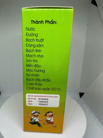 Nhi chí bửu hỗ trợ trẻ tiêu hoá kém, kém ăn