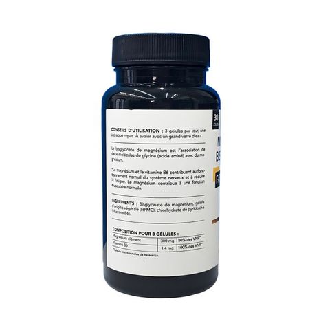 Magie Bisglycinate 1500mg thuần chay Nat&Form Pháp 90 viên