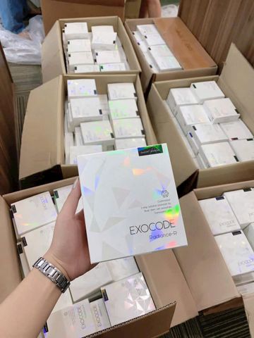 Exocode Radiance – R tinh chất cấy làm sáng da và giảm nám 1 hộp 3 cặp.
