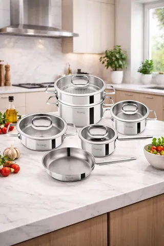 BỘ NỒI MICHELANGELO EUROSHINE 6 MÓN