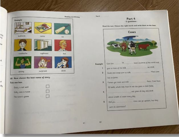 Cambridge English SMF in gộp 1-4 khổ ngang - Có đáp án file nghe