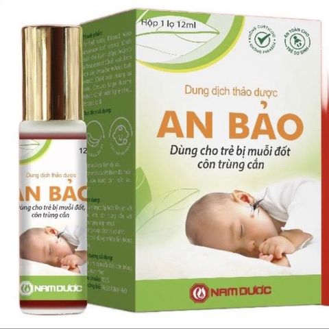 Dung dịch thảoo dượcc An Bảo - 12ml - hếtt sưng ngứa do muỗi đốt