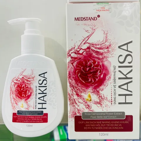Dung dịch vệ sinh phụ nữ HAKISA Medstand - 120ml