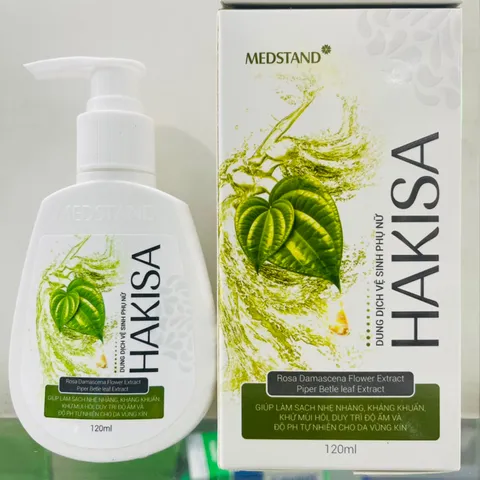 Dung dịch vệ sinh phụ nữ HAKISA Medstand - 120ml