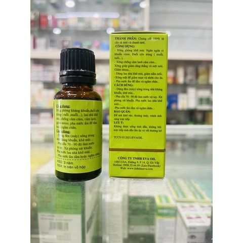 Tinh dầu sả chanh / cam Eva Oil - 20ml