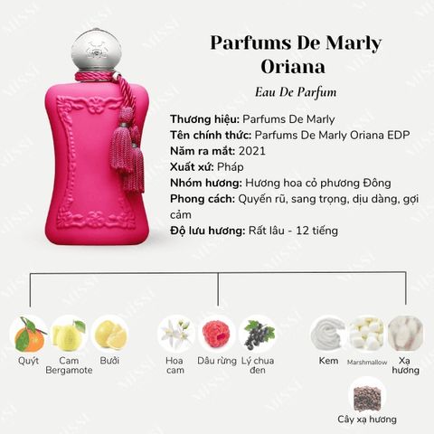 (Chai 10ml) Nước Hoa Nữ Parfums De Marly Oriana Chính Hãng