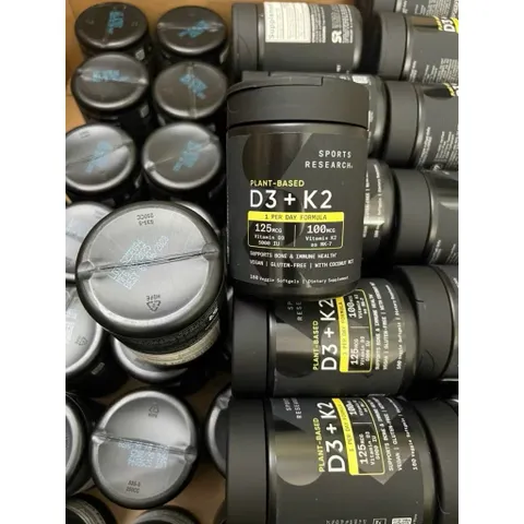 Viên Uống Sports Research Plant-Bases D3 + K2 Hữu 160 viên từ MỸ