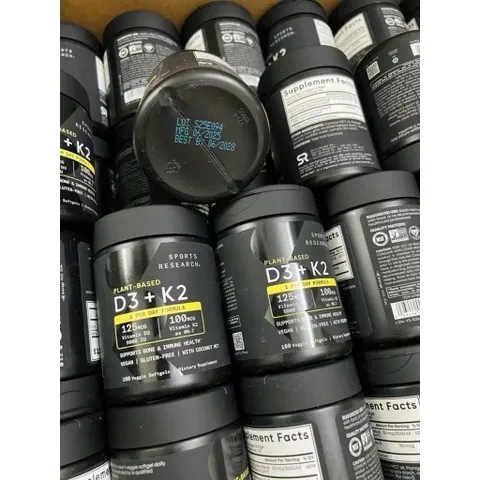 Viên Uống Sports Research Plant-Bases D3 + K2 Hữu 160 viên từ MỸ