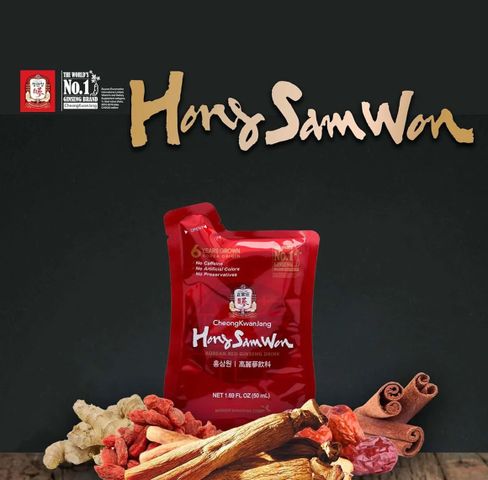 Hồng Sâm Hàn Quốc - Chuẩn xuất USA - Hộp 30 gói date 06.2028