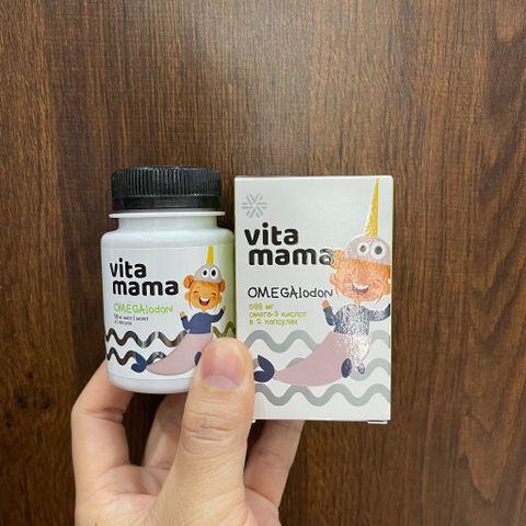 Thực phẩm VitaMama Siberian Wellness Omega-3, bổ sung dinh dưỡng, tác dụng tốt cho mắt và não bộ trẻ