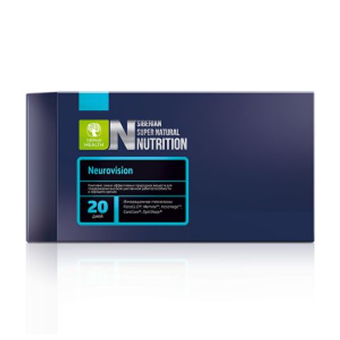 [ Siêu mắt não neuro vision - Siberian ] Thực phẩm bảo vệ sức khỏe Siberian Super Natural Nutrition Neurovision – 20 t