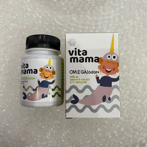 Thực phẩm VitaMama Siberian Wellness Omega-3, bổ sung dinh dưỡng, tác dụng tốt cho mắt và não bộ trẻ