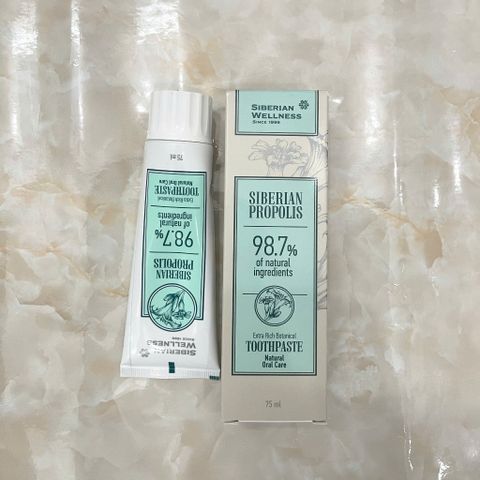 Kem đánh răng thảo dược Siberian Wellness, giúp hạn chế hôi miệng, chăm sóc răng miệng toàn diện - Tuýt 75 ml