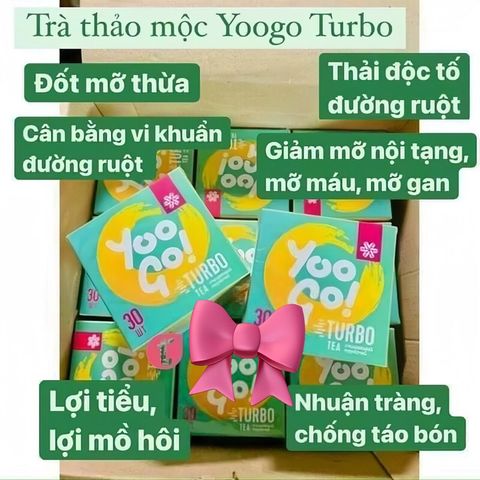 Wellness Siberian -Trà thải độc ruột, Trà thảo mộc Yoo Go Turbo Tea siberian, hộp 30 gói