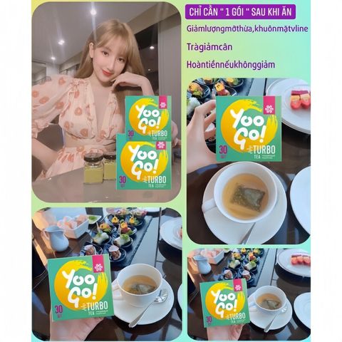 Wellness Siberian -Trà thải độc ruột, Trà thảo mộc Yoo Go Turbo Tea siberian, hộp 30 gói