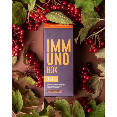 Thực phẩm Siberian Wellness Immuno Box, Hỗ trợ tăng cường sức đề kháng khỏe mạnh, Hộp 30 túi