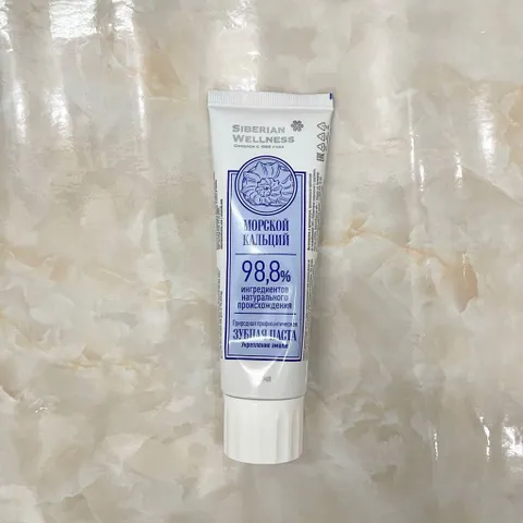 Kem đánh răng thảo dược Siberian Wellness Canxi, hỗ trợ răng chắc khỏe, ngăn ngừa sâu răng hiệu quả