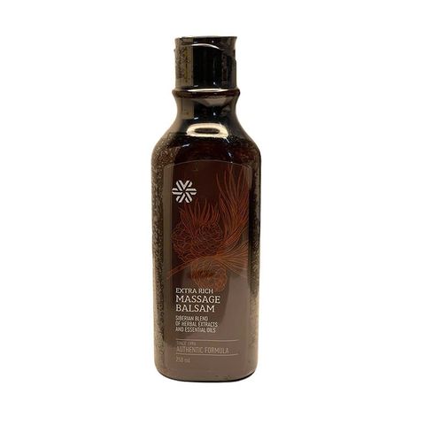 Dầu Massage Siberian Wellness Extra Rich Massage Balsam, Hỗ trợ Chăm sóc và dưỡng da toàn thân, chai 250ml