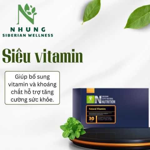 [ 500469 - Siberian ] Siêu vitamin thực phẩm bảo vệ sức khỏe Siberian Super Natural Nutrition. Natural Vitamins