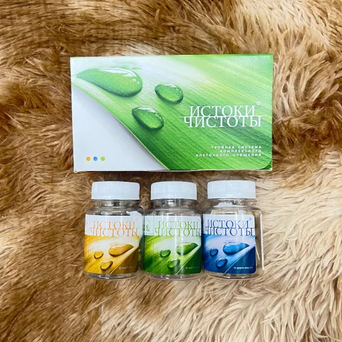 Thực phẩm Bộ 3 thanh lọc Siberian Wellness Renaissance Triple Set, thanh lộc cơ thể,  Tăng cường sức khỏe