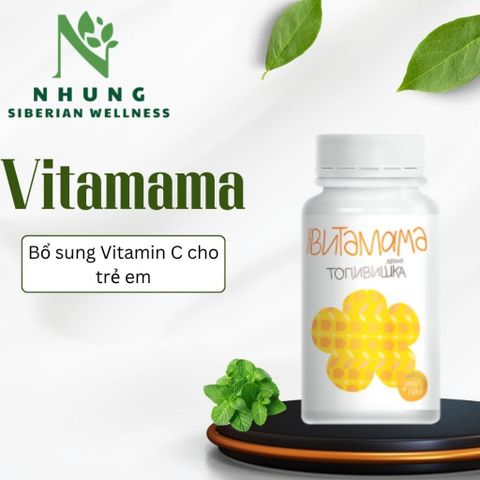 Thực phẩm SIBERIAN WELLNESS VitaMama sweets, cung cấp vitamin C và inulin cùng khoáng chất cho trẻ