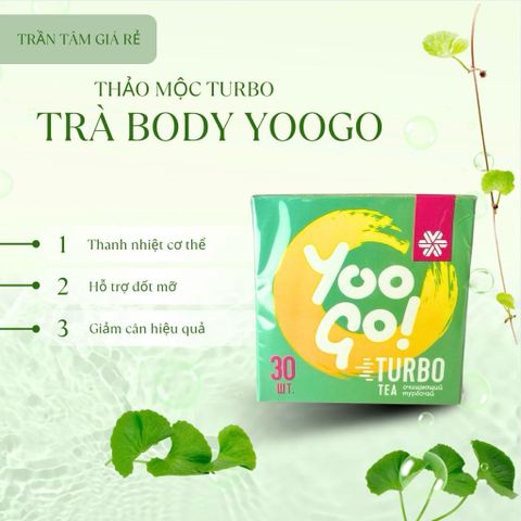 [HCM] Trà Thảo Mộc Giảm Mỡ - Trà Body YooGo Turbo Siberian Thải Độc Cơ Thể, lấy lại vóc dáng an toàn