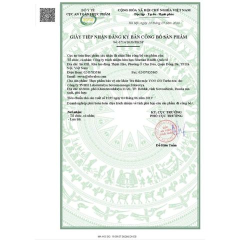 [HCM] Trà Thảo Mộc Giảm Mỡ - Trà Body YooGo Turbo Siberian Thải Độc Cơ Thể, lấy lại vóc dáng an toàn