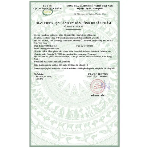 Thực phẩm Siberian Wellness Defense, hỗ trợ nhuận tràng, giảm táo bón và ngăn ngừa ký sinh trùng