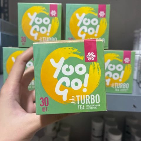 Trà thảo mộc YOO GO Turbo Tea  - Giúp thải độc, thanh lọc cơ thể -  30 túi lọc