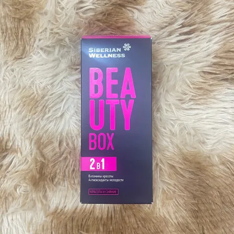 Thực phẩm Siberian Wellness Beauty box, Hỗ trợ duy trì sức khỏe của phái nữ, Hộp 30 gói