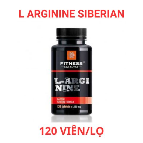 L arginine thực phẩm bảo vệ sức khỏe Fitness Catalyst. L-Arginine - 120 viên/lọ