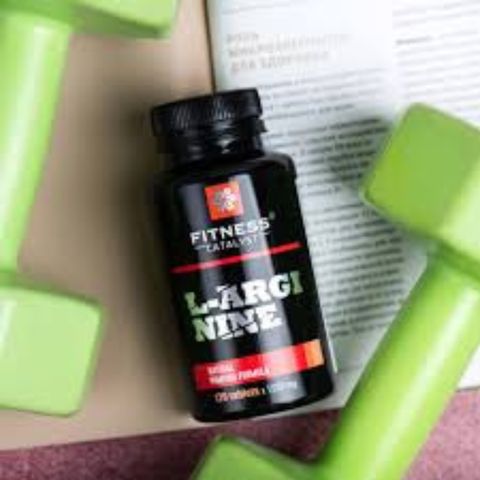 L arginine thực phẩm bảo vệ sức khỏe Fitness Catalyst. L-Arginine - 120 viên/lọ