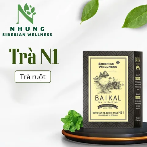 Trà thảo mộc Siberian Wellness Baikal tea N1, thanh nhiệt giải độc và hỗ trợ nhuận tràng,Hộp 30 gói.