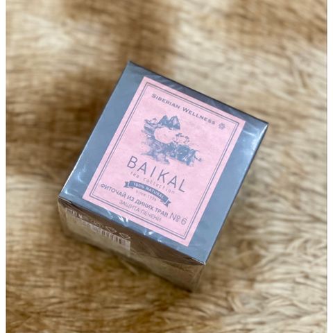 Trà thảo mộc Siberian Wellness Baikal tea N6, hỗ trợ chức năng gan khỏe mạnh, Hộp 30 gói