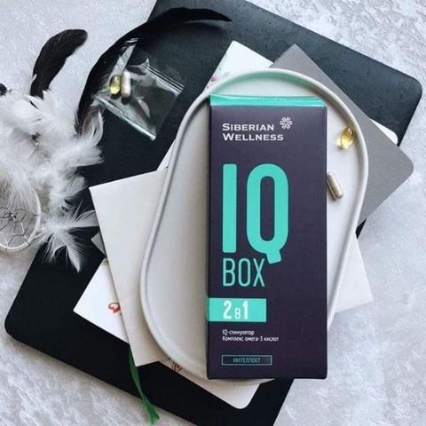 Thực phẩm Siberian Wellness IQ Box, hỗ trợ tăng cường tuần hoàn não, hỗ trợ cải thiện trí nhớ