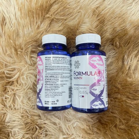 Thực phẩm Siberian Wellness Formuls 4 N.V.M.N, Giải pháp bổ sung vitamin và khoáng chất, nâng cao sức khỏe