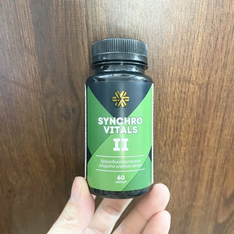 Thực Phẩm Siberian Wellness Synchrovitals II, Hỗ trợ hoạt động của não bộ, Chai 60 viên