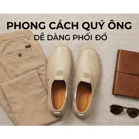 ( Mã D61 ) Giày Lười thiết kế trẻ trung, Chất liệu da Simili đế cao su non êm ái có khâu chỉ đủ size từ 38 đến 43 653480
