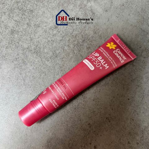 [Nhập khẩu] Son Dưỡng Chống Nắng Có Màu Cancer Council Lip Balm Raspberry SPF50+ 15g.
