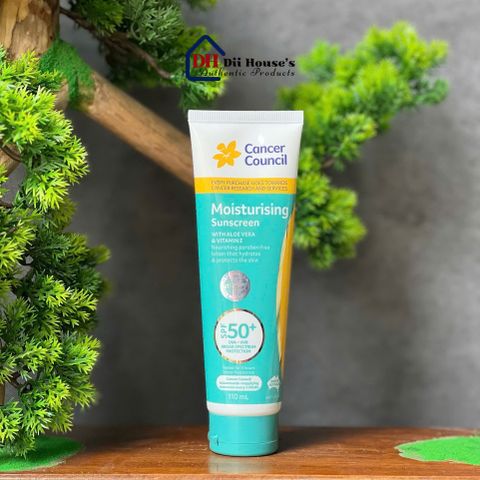 [Nhập khẩu] Kem chống nắng Cancer Council Moisturising Sunscreen SPF50+ 110ml.