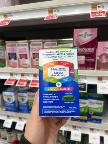PreserVision AREDS 2 Formula + Multivitamin 100v 653637