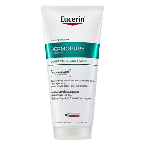 Sữa Dưỡng Thể Eucerin Cho Da Mụn & Thâm 200ml Dermopure Clinical Correcting Body Care