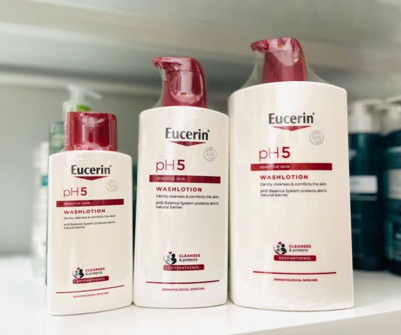 Sữa Tắm Eucerin Dịu Nhẹ Cho Da Nhạy Cảm  pH5 Washlotion