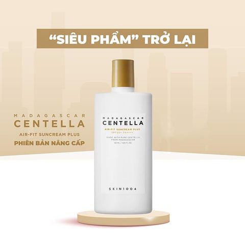 (Hàn Quốc) Kem Chống Nắng Thuần Vật Lý Nâng Tông Da Tự Nhiên Chiết Xuất Rau Má Skin 1004 Phù Hợp Cả Mẹ Bầu Da Nhạy Cảm