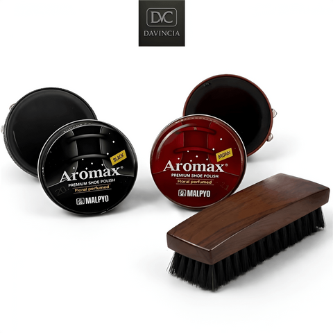 Xi đánh giày dạng sáp Hàn Quốc cao cấp, Xi Aromax giúp vệ sinh và làm mới bề mặt giày và các loại đồ da